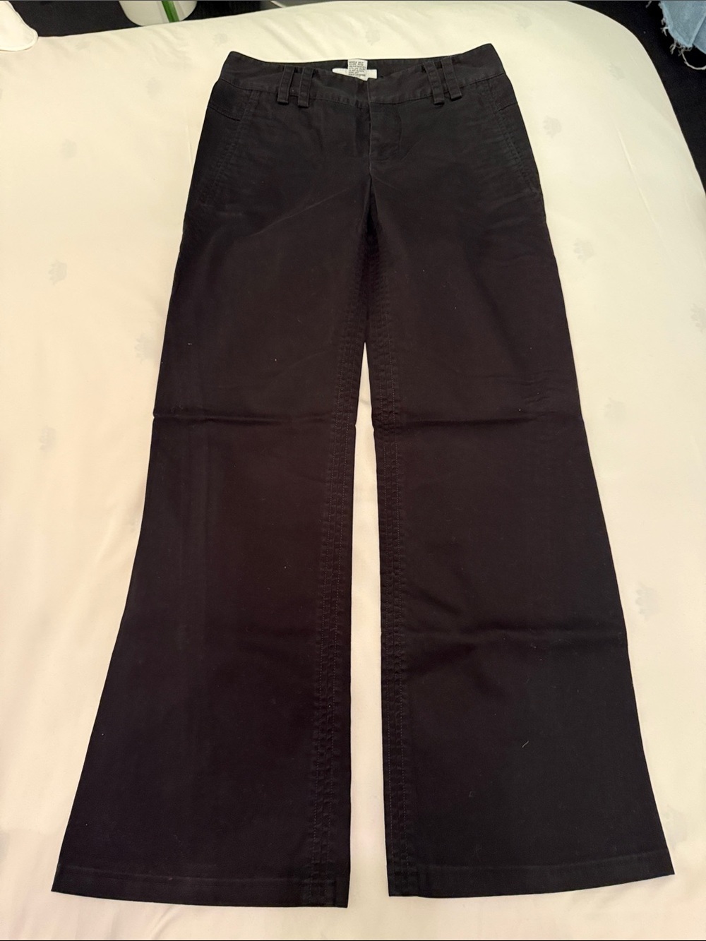 Armani Exchange Black Wide-Leg Jeans